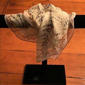 Ann Taylor Vintage jungle print scarf.